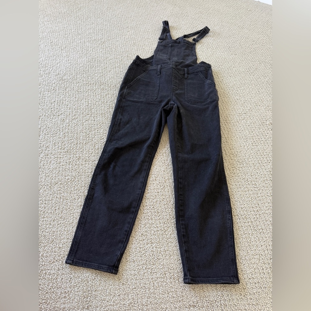 Madewell Charcoal Denim Overalls